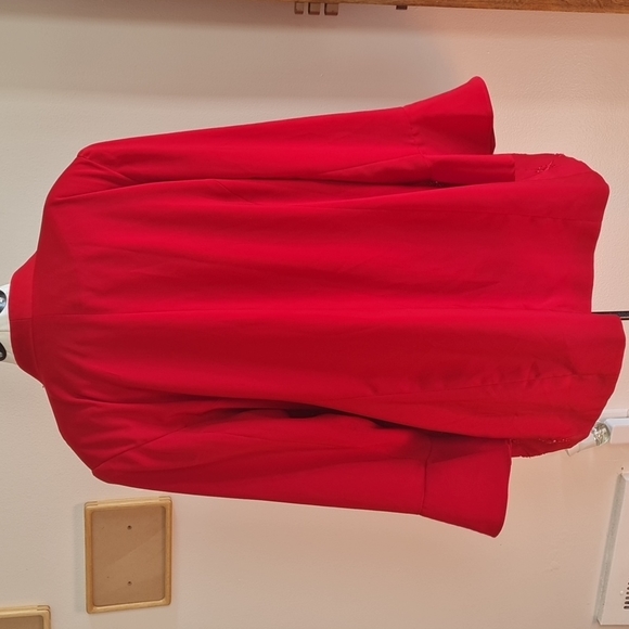 Plus size valentine Red Star studded Blazer siz 20W - Picture 10 of 12